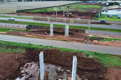 Ponte - Solda da via de rolamento da Plataforma de Inspeção e Manutenção da Ponte