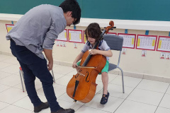 Com apoio do BRDE, 106 crianças e adolescentes iniciam aulas de música em Araucária