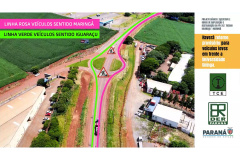 Desvio trevo PR-317 em Maringá