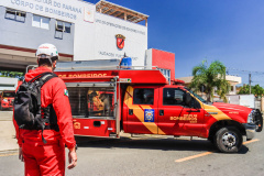 Em evento da ONU, bombeiros do Paraná buscam integração em rede internacional de ajuda humanitária