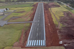 Reforma da pista do aeroporto de Arapongas chega a 90% de execução