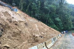 Estra da Graciosa com chuva