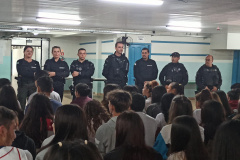 PPPR aplica projeto preventivo contra o crime e a violência em escolas estaduais de Laranjeiras do Sul