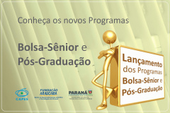 Mais de R$ 39 milhões investidos em bolsas para talento sênior e para o  desenvolvimento da pós-graduação