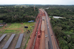 Rodovia das Cataratas terá bloqueio de tráfego na segunda para transporte de grandes vigas