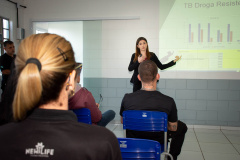 Regional de saúde de Londrina faz palestra de conscientização de tuberculose a servidores da Polícia Penal do Paraná