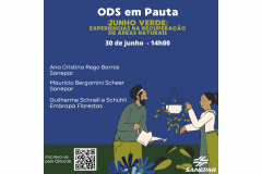 Sanepar promove debate virtual sobre recuperação de áreas naturais