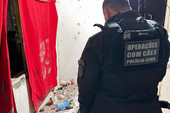 PCPR prende três pessoas em operação contra tráfico de drogas em Jaguariaíva