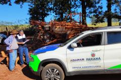 Adapar realiza inspeção preventiva de pulverizadores agrícolas no Noroeste