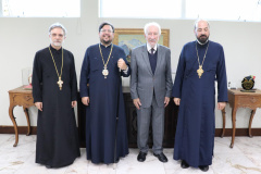Vice-governador recebe líder da Igreja Ortodoxa grega na América do Sul