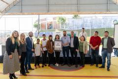 Secretário de Estado da Educação visita escola em Campo Largo e formaliza início de obras de reforma na instituição