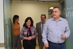 A ministra da Saúde, Nísia Trindade, visitou as instalações da Secretaria de Estado da Saúde (Sesa) nível central nesta terça-feira (25)