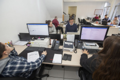 Auditores realizaram auditoria na empresa Via Facilities em junho deste ano, para manutenção da certificação do Sistema de Gestão da Qualidade ISO 9001, obtida em 2022