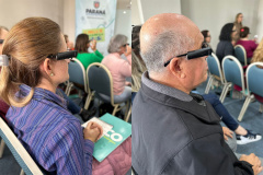 Educadores recebem capacitação para uso de óculos de IA em alunos cegos da rede estadual