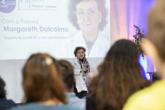 Médica Margareth Dalcolmo realiza palestra sobre vacinação no ParqueTecnológico da Saúde