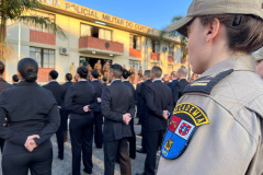 100 novos cadetes militares iniciam jornada na Academia Policial Militar do Guatupê