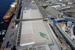 Painéis fotovoltaicos marcam sustentabilidade no Porto de Paranaguá