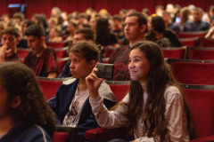 Alunos de escolas públicas assistem concerto cívico da orquestra sinfônica do Paraná