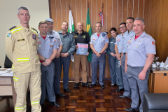 Corpo de Bombeiros do Paraná é referência para curso da Polícia Militar de São Paulo
