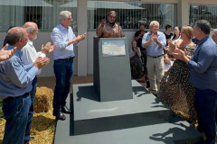 Dia Nacional do Plantio Direto, em Rolândia, com inauguração de busto de Herbert Bartz.