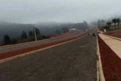 Alagamento atinge rodovias estaduais de Pitanga