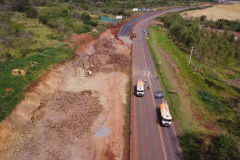 PR-317 após detonação de rochas em setembro