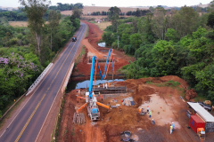 Com terraplanagem avançada, duplicação da PR-445 atinge a marca de 13% de execução