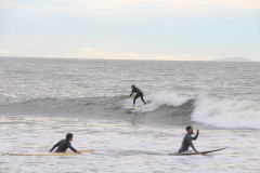 Instalação de estruturas marítimas fez com que Matinhos ganhasse pelo menos outros três pontos para a prática do surf: na Barrinha, Riviera e Flórida.