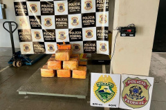  BPFRON apreende 110 kg de maconha em Guaíra; em outra ação, 3 homens foram encaminhados por descaminho