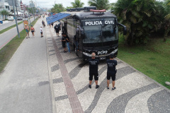 PCPR reforça atuação de polícia judiciária com Delegacia Móvel em shows no Verão Maior Paraná