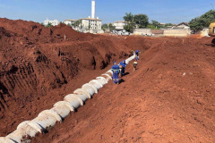Drenagem e terraplenagem marcam avanço das obras do Viaduto da PUC em Londrina