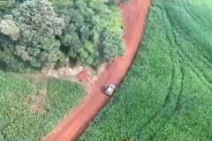 Helicóptero do Projeto Falcão ajuda a localizar e prender suspeito de roubo na BR-369