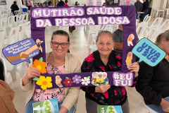  Saúde realiza capacitação de profissionais e mutirão da pessoa idosa na Região Oeste 