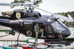 PCPR comemora oito anos do Grupamento de Operações Aéreas