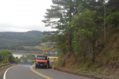 DER PR-170 Pinhão conservação de faixa de domínio