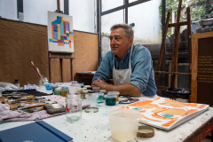 O artista plástico Jefferson Svoboda é o novo residente do Museu Casa Alfredo Andersen