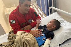 Forças de segurança encontram menino de 2 anos que estava desaparecido em Cambira