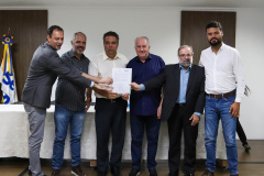Solenidade que confirmou os compromissos do Paraná com a Rede Oceano Limpo.