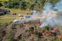 Para tentar amenizar os focos de incêndios ambientais, IAT suspendeu a queima controlada no campo