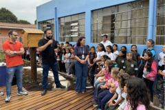 Sanepar inaugura Jardim de Água e Mel em Piraí do Sul