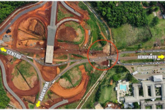 Perimetral Leste detonação de rochas na BR-469 