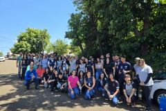 Jovens participam de ação de proteção da nascente do São Lourenço