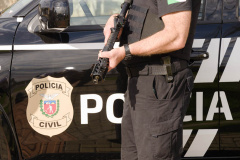 PCPR e PMPR prendem suspeito de atentado a tiros no Centro de Curitiba