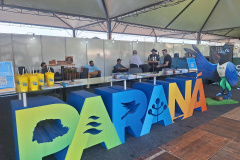 Com expositores, produtos e novos mapas, Turismo inaugura estande na Foz Internacional Boat Show