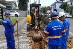SANEPAR OBRAS REFORÇO PRUDENTÓPOLIS