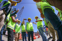 visita às obras do Moegão