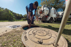 -Sanepar intensifica trabalho de inspeção e vistorias do sistema de esgoto do litoral