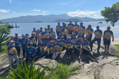 Sanepar promove ações de conscientização ambiental e limpeza de rios em Antonina