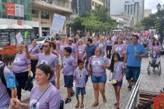 Caminhada marca início do Fevereiro Lilás, mês de conscientização sobre doenças raras 
