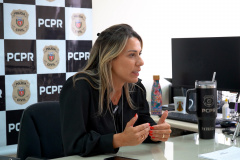 Delegada-chefe do Sicride, Patrícia Paz.